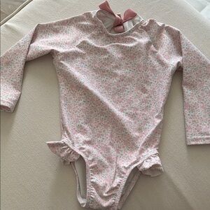 Floral Pink Kids One Piece